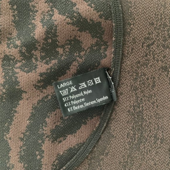 Wolford Bi-Color Velvet Animal Print Tank Top Size L - Picture 4 of 4